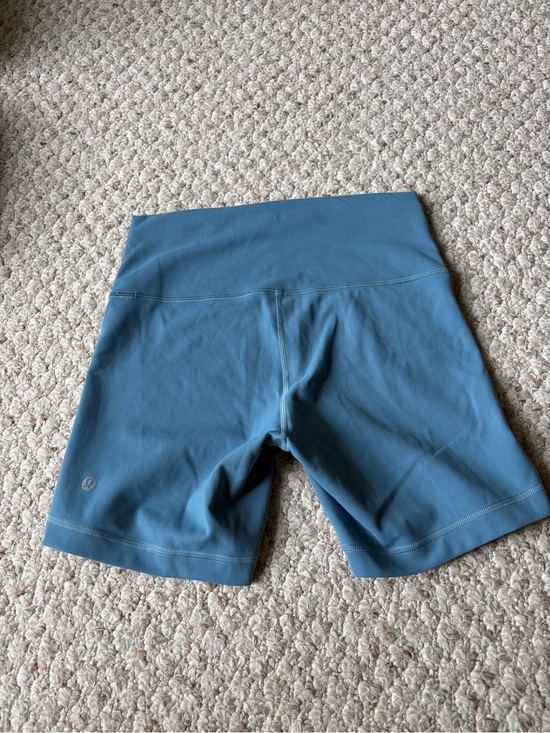 lululemon athletica Pants - lululemon athletica High-Rise Slate Blue Bike Shorts